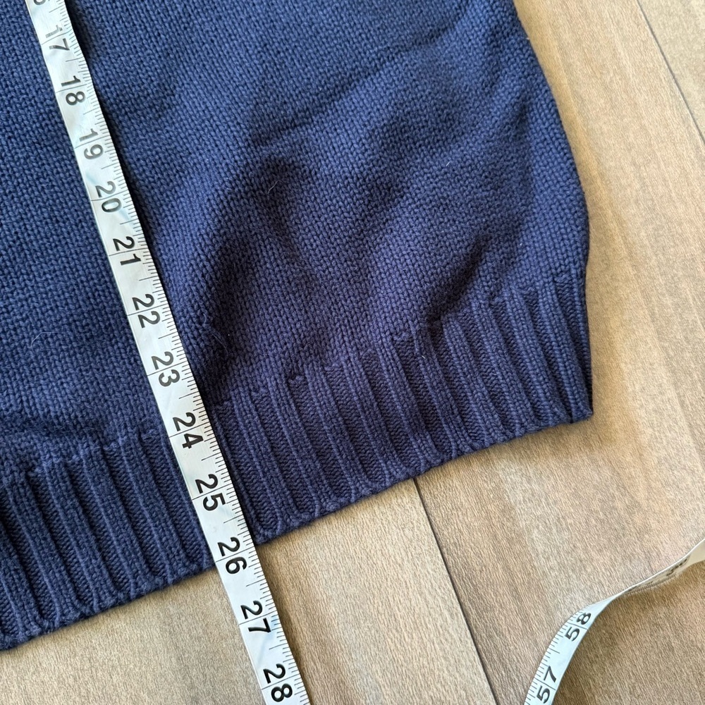 Vtg Polo Ralph Lauren cotton knit sweater vest navy red size xxl - Picture 4 of 4